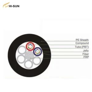 Optic 2-144 Cores (GYFTY) Stranded Loose Flexible Tube Cable with Non-Metallic Central Strength Member