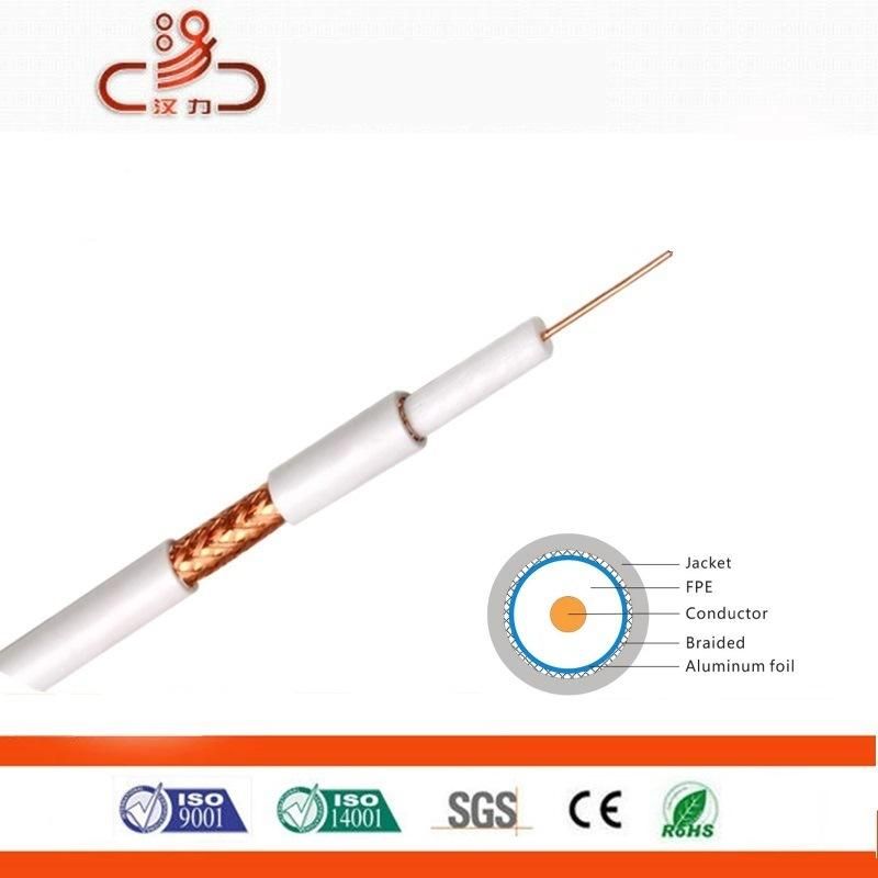 RG6 Coaxial Cable 4 Shielding /Computer Cable/ Data Cable/ Coaxial Cable