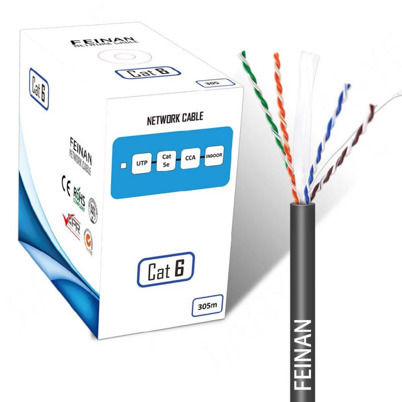 CAT6 Data 305m/Box UTP FTP LAN 4pairs Communication Network Cable