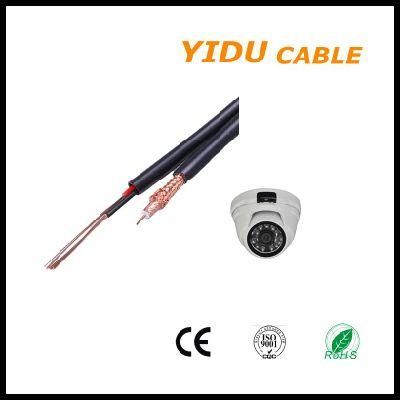 2 Power Wire Elevator Cable Rg59 CCTV Coaxial Cable for CCTV Camera