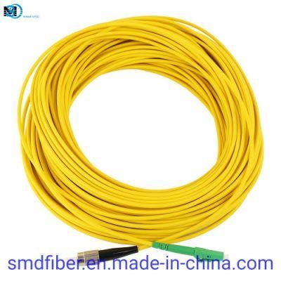 LC-FC Optical Fiber Patch Cord Single Mode LSZH G652D