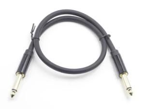 Classic Black 6.35mm Ts Cable Male to Male