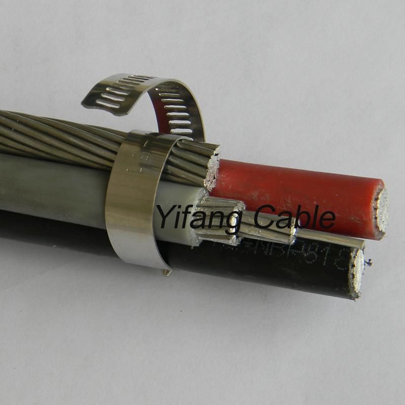 11kv 15kv Aluminum Conductor XLPE Mv ABC Cable 3X120+70mm2