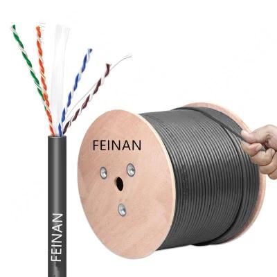 Manufacturer Indoor Outdoor 4 Pairs UTP Cat5e LAN Cable Network Cable