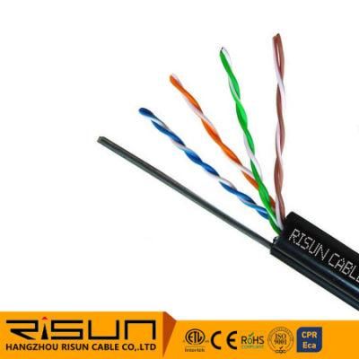 U/UTP Cat 5e Bc Twisted Pair Steel Messenger LSZH Cable