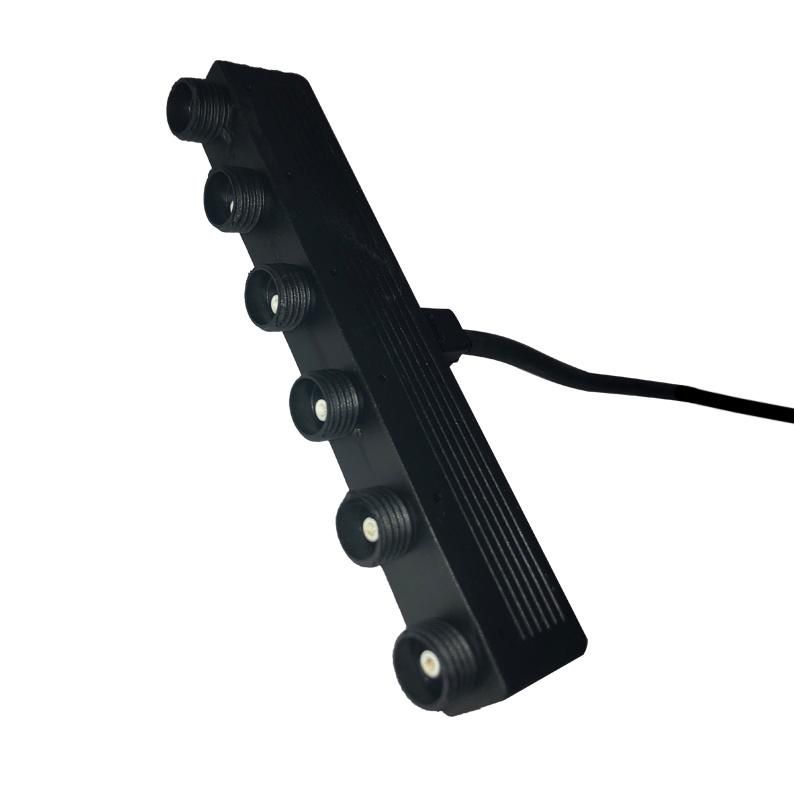 IP67 PVC 6 Ways Distributor Connector for Light