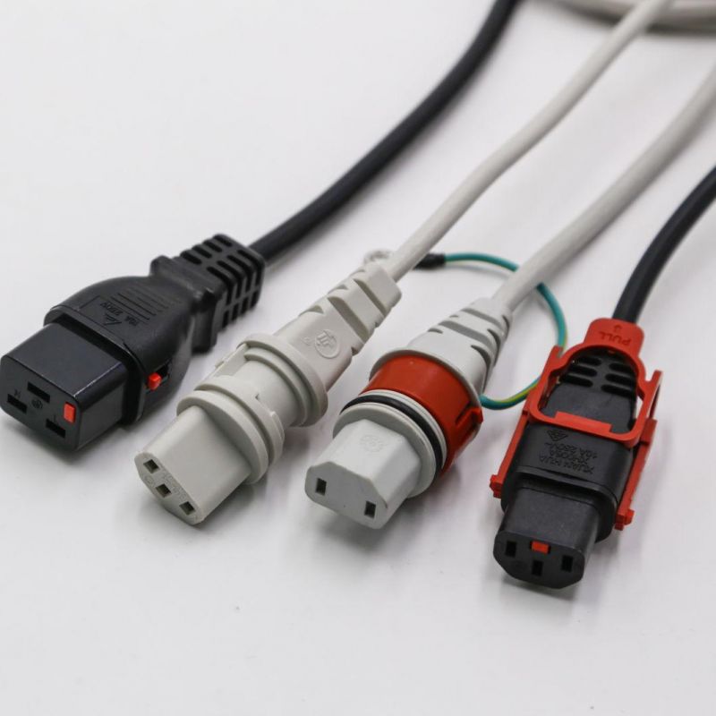 220V VDE Approval 3 Pins IEC C19 C20 to C13 C14 Connector Power Cord Set