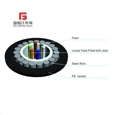 Communication Cable Central Loose Tube GYXTY Fiber Optic Cable