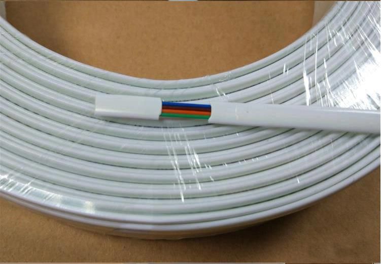 2 Pairs 100m 4 Core Unshielded Flat Telephone Cable