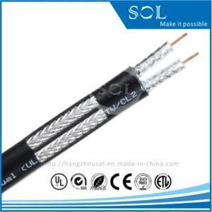 UL Fpe Alumium Shield Siamese Coaxial RG6 Cable