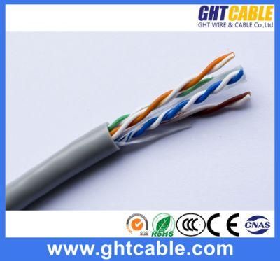 Solid Bare Copper UTP CAT6 LAN Cable Network Cable Made in China