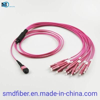 8 12 24 Core Sc FC LC St Type with MTP MPO Female Fiber Optic Patch Cord