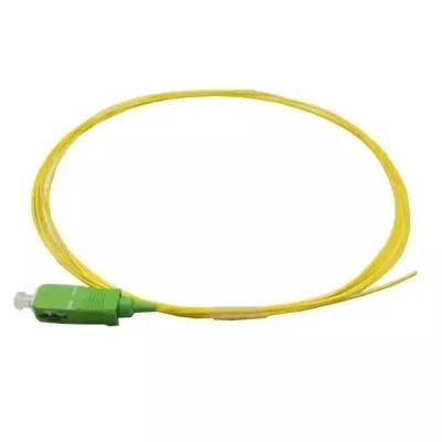 Custom Simplex LSZH Sc/APC FTTH Optical Network Fiber Cable Pigtail and Patch Cord