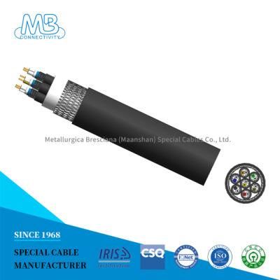 Data Transmission Foamed Polyethylene Industry Cable with CE Certification for High-Speed Rail