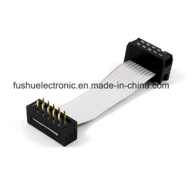IDC Flexible Flat Ribbon Gray Cable Cable Assembly Wireness