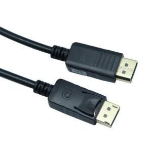 1.8m High Premium HD Displayport 1.2V Video Audio Cable Male to Male 4K 1080P Dp Cable for HDTV Projector Display