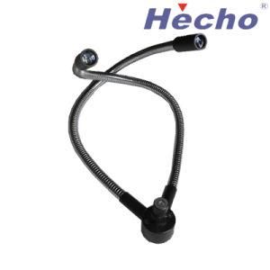 Dual Tube Gooseneck Fiber Light Guide for Light Source