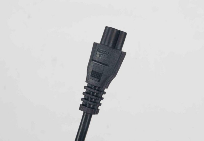 Imq 3 Lead Italy Pin Plug IEC Connector C5 Cable for Adapter