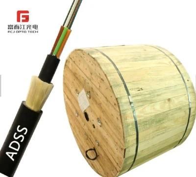 IEC 60794-1 Standard All Dielectric Self-Supporting Underground Single Mode ADSS Optic Fiber Cable