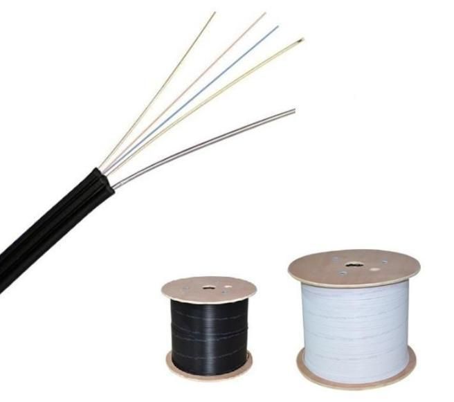 Optical Fiber Cable Manufacturing G657A2 FTTH Fiber Optic Cable Flat Cable Gjxh/GJXFH Fiber Optic Cable 100m From China