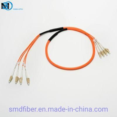 4 Core Multimode Om2 LC/Upc-LC/Upc 2.0mm Branch Fiber Optic Cable