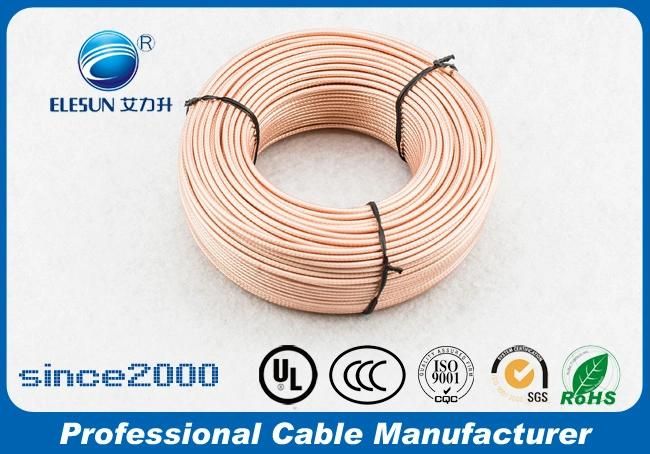 PTFE Insulation High Temperature Coaxial Cable RG178 for Telecommunication