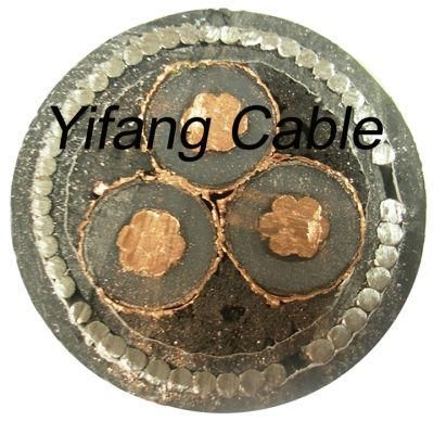 3 X 120mm2 Alu Hge 11kv PVC Armoured Underground LV Cable (33s33-3X150+70 mm2)