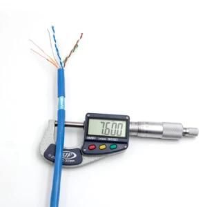 FTP Cat 6 in 0.58mm Twisted Pair with Drain Wire CAT6 with HDPE Insulation