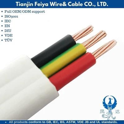 PVC H05vvf 3.6/6kv Marine Grade Stainless Steel Wire Rope Epr/XLPE/PVC/Nr+SBR Insulated Marine Shipboard Power Electric Cable
