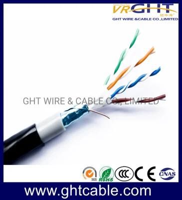 24AWG Copper CCA Outdoor FTP Cat5e Cable LAN Cable