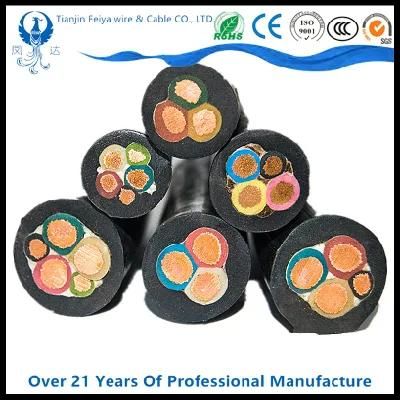 Rubber/CPE/Epr/Pcp Sheathed Flexible Copper Welding Cable