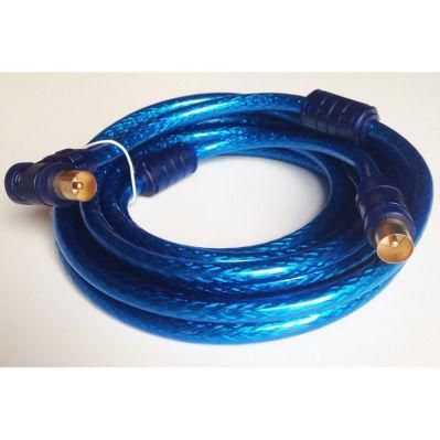 TV Cable Antenna Cable 9.5 TV Male to 90 Degree TV Male