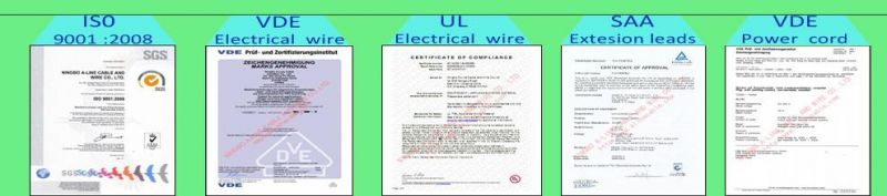 VDE, SAA, CCC, PSE Approved PVC Flexible Electrical Wire and Cable