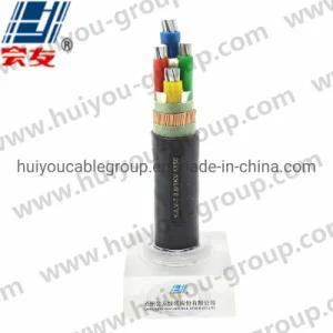 Aluminum 4core Power Cable 1kv Yjlv XLPE Insulated PVC Sheath Power Cable