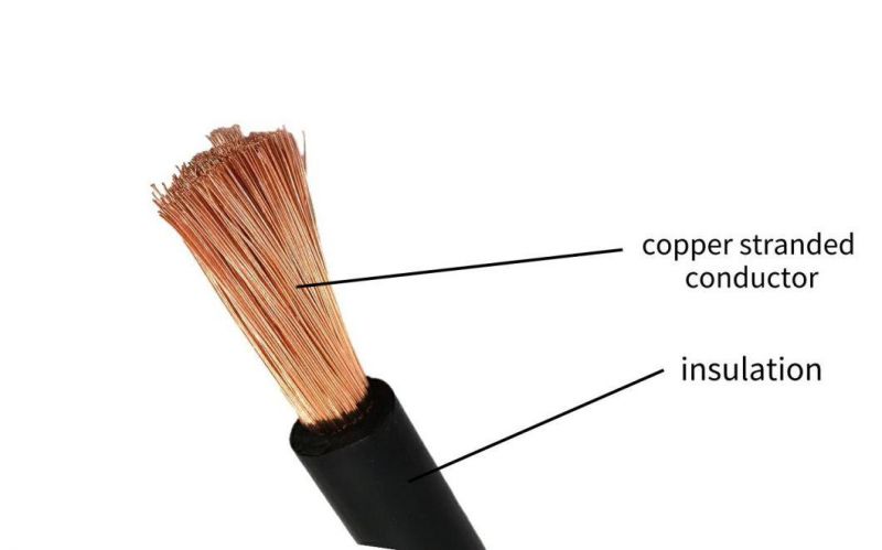 Single Copper Core 1kv 3kv 120mm 240mm Motor Winding Wiring Rubber Insulated Flexible Cable