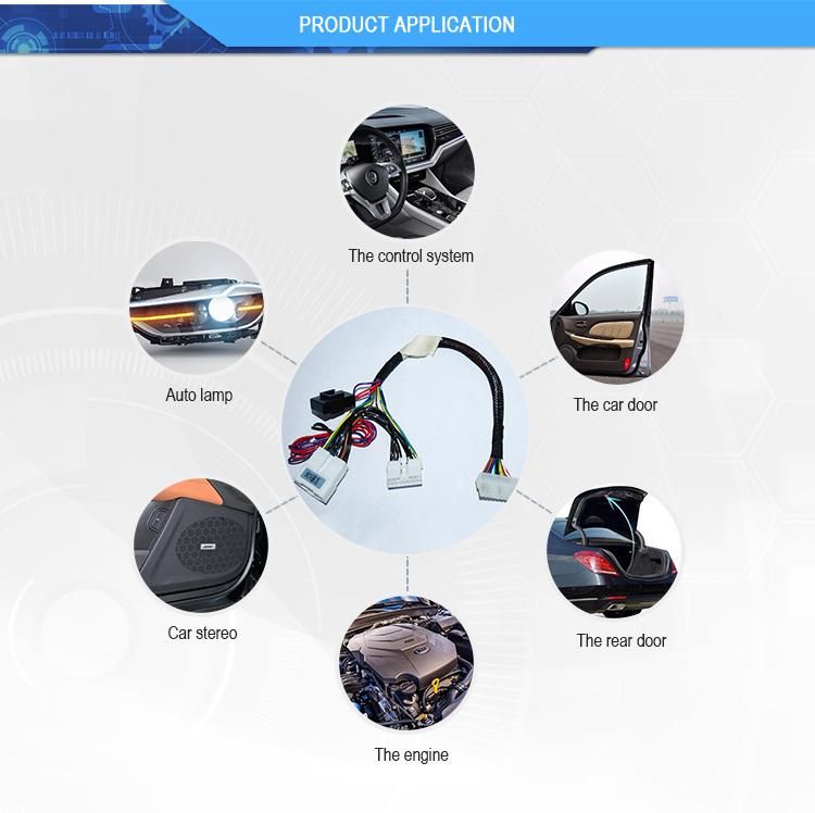 Automotive Power Window Electric Wiring Harness for Toyota