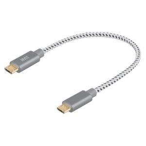 Nylon Braided Micro USB M/M Host OTG Cable