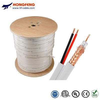 Camera Wire Rg59 Coaxial Cable with 2c Power Cable