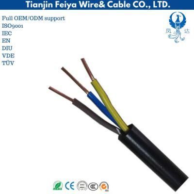 PVC Elevator Cable H05vvf BS En 50525-2-11 4X1.5 Sqmm Flexible 309-Y H05V2V2-F 300/500V Cu/PVC/PVC Electrical Wire and Cables