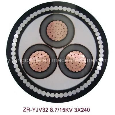 CU/XLPE/SWA/PE Electric Cables (8.7/15KV)