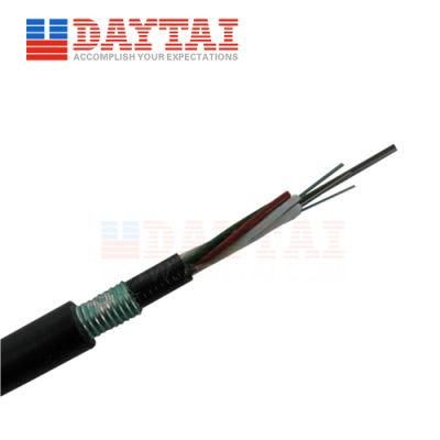 2-144 Core Outdoor Fiber Optical Aerial Direct Burial GYTY53 Cable