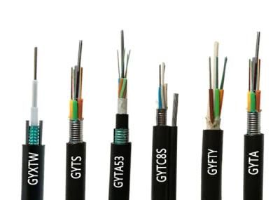 GYXTW 2-12 Fibers Unitube Outdoor Fiber Optic Cable