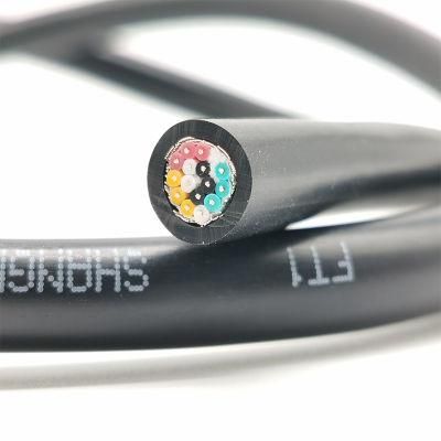 No Silicone F-Cy-Jz PVC Low Voltage Flexible Electrical Cable 6g 1mm2 7g 10mm2 8g 1mm2