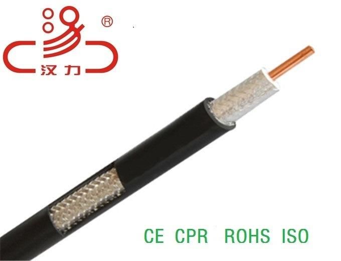 Rg59 Coaxial TV Cable PE Jacket TV Antenna Cable for Security Camera