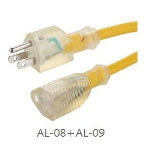 Two Pins Extension Cord with UL Certification