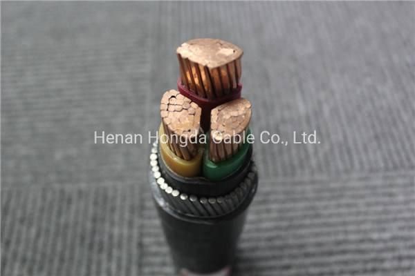 3X95mm2 BS6724 Halogen Free Flame Retardant 1.9/3.3kv Shpd Cu XLPE Swa Hffr Cable
