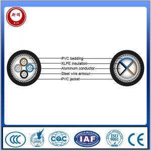 Four-Core 600/1000 V Emmu 133 Lead Covered Armoured Cable