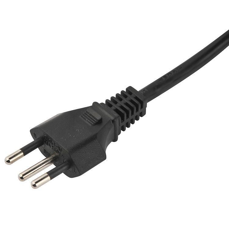 UL Approved Brazil 3 Pins AC Power Cord