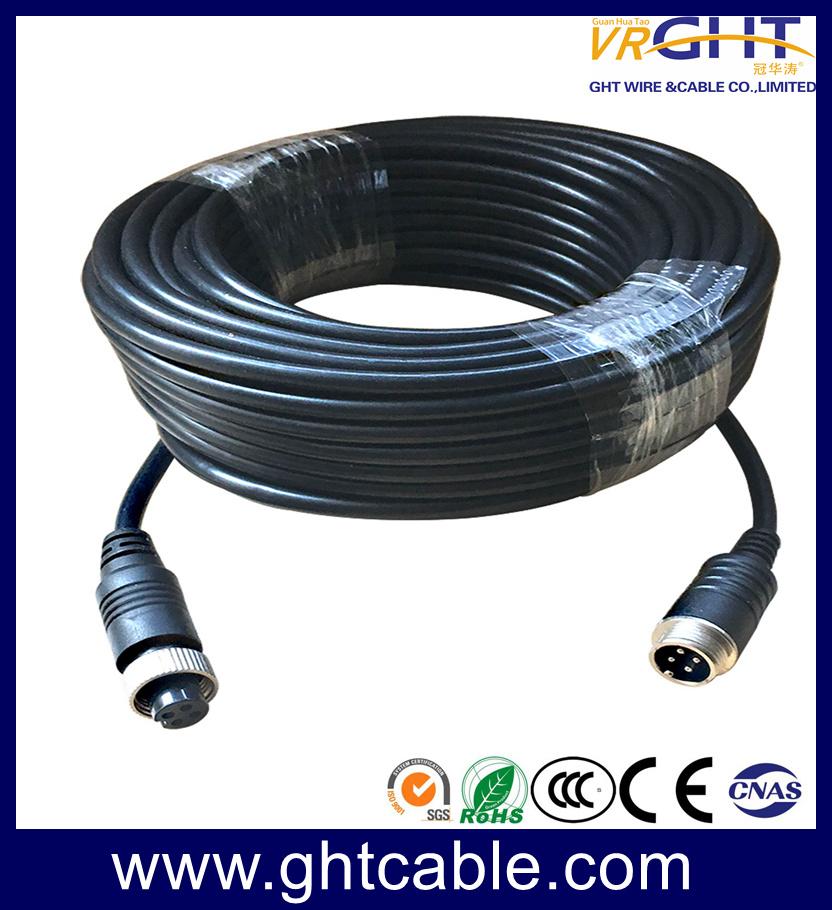 7 Core Spring Wire Trailer Cable, 7 Pin Truck Electric Coiled 4p Aviation Connector Camera Semi-Trailer Spiral Cable