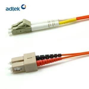 Factory Direct 2.0mm 62.5/125 Om1 50/125 Om2 LC/Upc-Sc/Upc Duplex 3 Meters PVC/LSZH Patch Cord